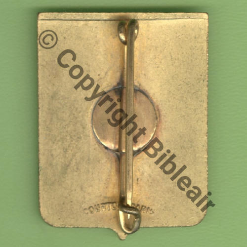 A1080 1955+ NH ET FRANCHE COMTE  COURTOIS PARIS en arc cercle en bas Bol Dos lisse Src.Y.GENTY 12Eur 